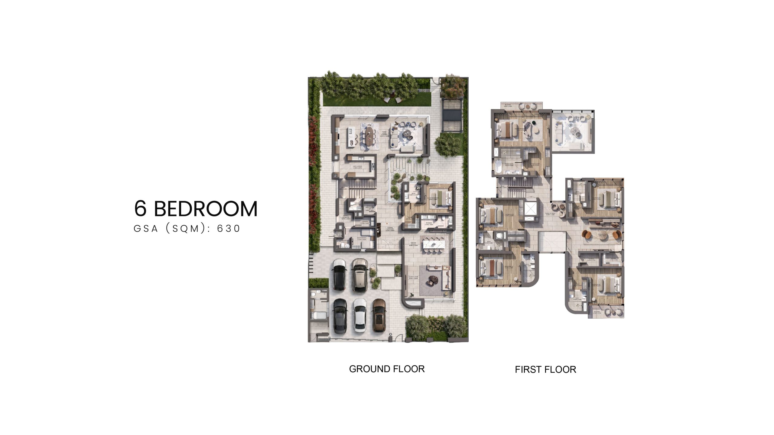 6 Bedrooms